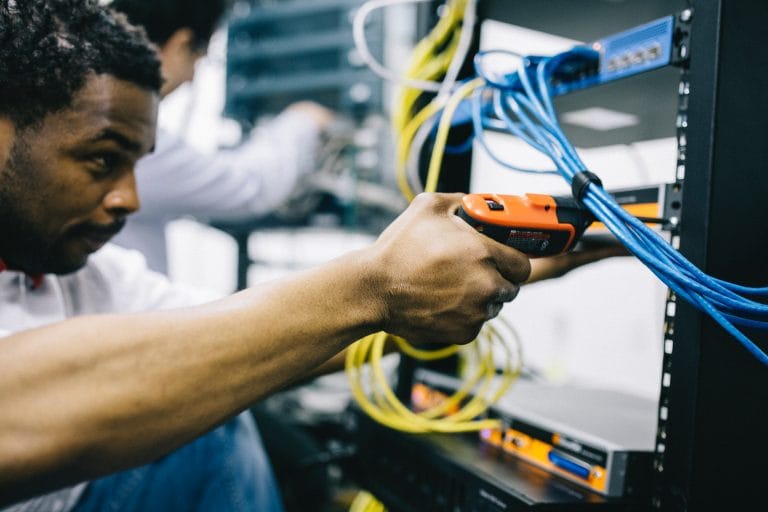 TechBit field engineer providing on-site IT support