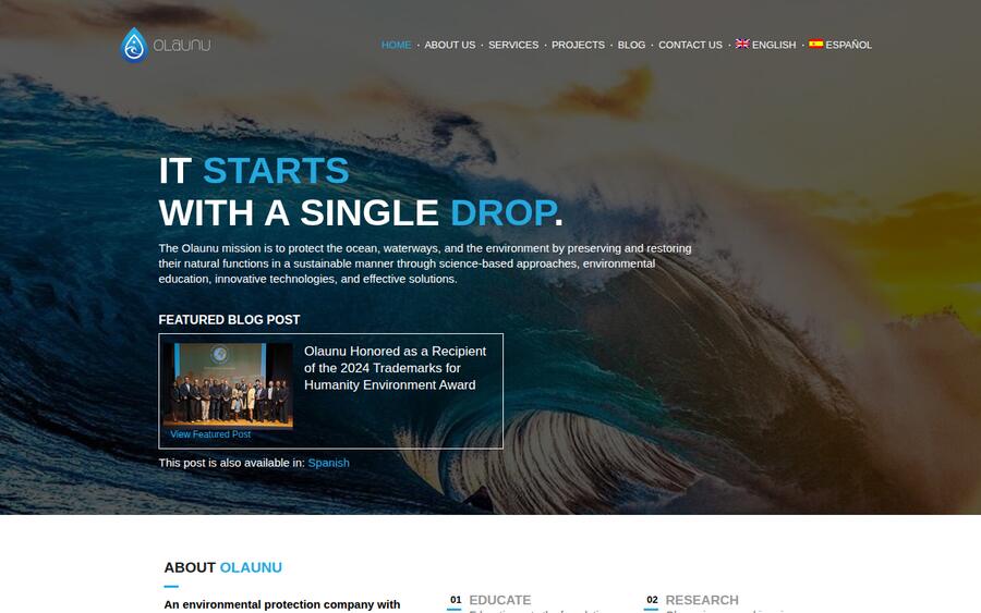 Olaunu website