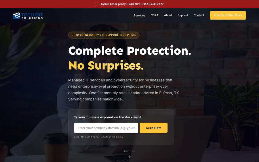 TechBit Solutions website